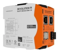 KUNBUS PR100368 RevPi Base Module, 8GB, 10.2 To 28.8V In, 4 Core, ARM Cortex-A72, Raspberry Pi OS, 20W, IP20(Kunbus Pr100368 Revpi Base Module 8gb 10 2 To 28 8v In 4 Core Arm Cortex A72 Raspberry Pi Os 20w Ip20)