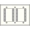 FSR IPS-WP1T-WHT 3 Gang Wall Plate (White)(Fsr Ips Wp1t Wht 3 Gang Wall Plate White)