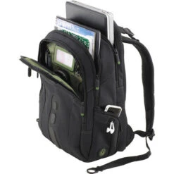Targus 15.6" Spruce EcoSmart Backpack (Black/Green)(Targus 15 6 Spruce Ecosmart Backpack Black Green) -Celestron Shop 1310672128000 IMG 212867
