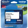 Brother TZe261 Laminated Tape For P-Touch Labelers (Black On White, 1.5" X 26.2')(Brother Tze261 Laminated Tape For P Touch Labelers Black On White 1 5 X 26 2)