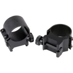 Weaver Detachable Top Mount Rings (1", High, Matte Black)(Weaver Detachable Top Mount Rings 1 High Matte Black)