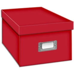 Pioneer Photo Albums BCD-1S/R Photo CD/DVD Storage Box (Bright Red)(Pioneer Photo Albums Bcd 1s R Photo Cd Dvd Storage Box Bright Red)