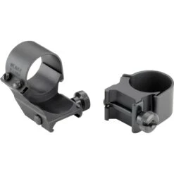 Weaver Detachable High Extension Top Mount Rings (Matte Black, 1")(Weaver Detachable High Extension Top Mount Rings Matte Black 1)