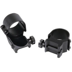 Weaver Detachable Dual Extension Top Mount Rings (1", Steel/Aluminum, High, Matte Black)(Weaver Detachable Dual Extension Top Mount Rings 1 Steel Aluminum High Matte Black)