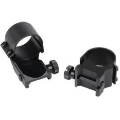 Weaver Detachable Med Extension Top Mount Rings (Gloss Black, 1")(Weaver Detachable Med Extension Top Mount Rings Gloss Black 1)
