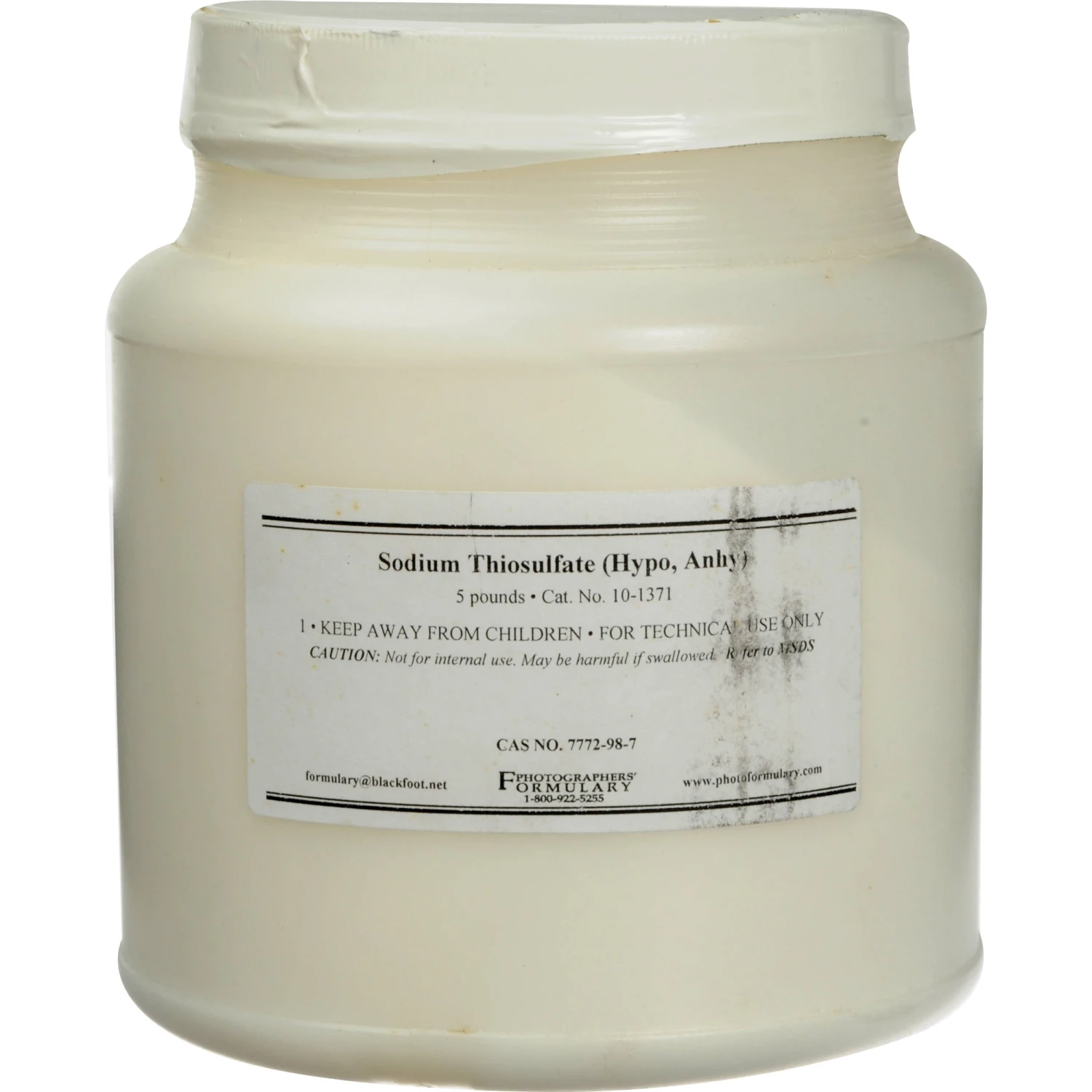 Photographers' Formulary Sodium Thiosulfate, Anhydrous - 5 Lbs.(Photographers Formulary Sodium Thiosulfate Anhydrous 5 Lbs) 1 Photographers' Formulary Sodium Thiosulfate, Anhydrous - 5 Lbs.(Photographers Formulary Sodium Thiosulfate Anhydrous 5 Lbs)