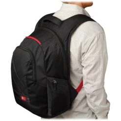 Case Logic 16" Laptop Backpack (Black With Red Straps)(Case Logic 16 Laptop Backpack Black With Red Straps) -Celestron Shop 1342541944000 IMG 262973