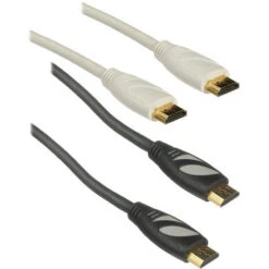 Pearstone High-Speed HDMI With Ethernet Cable Kit - 6' (2-Pack, 1 Black, 1 White)(Pearstone High Speed Hdmi With Ethernet Cable Kit 6 2 Pack 1 Black 1 White) -Celestron Shop 1346426526000 889710