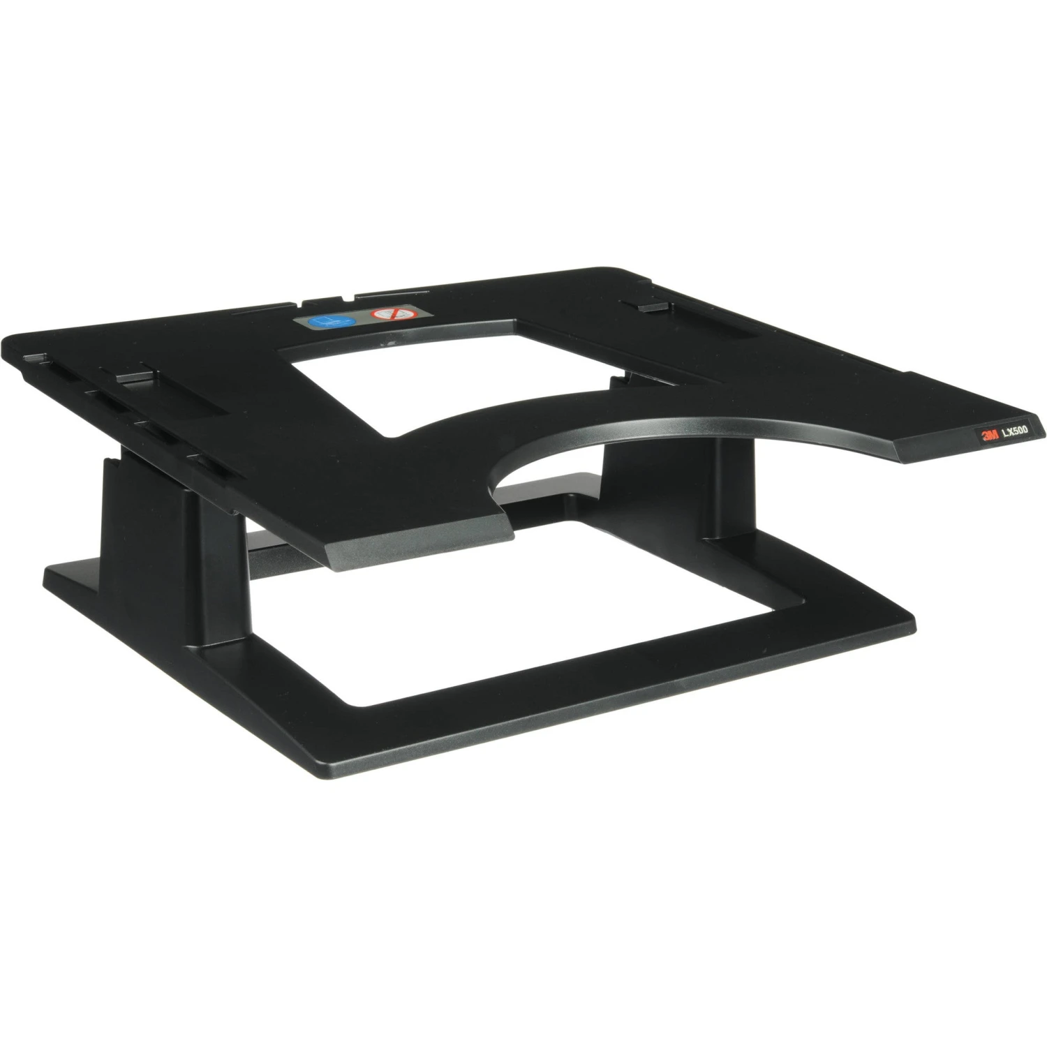 3M LX500 Adjustable Notebook Riser (Black)(3m Lx500 Adjustable Notebook Riser Black) 3 3M LX500 Adjustable Notebook Riser (Black)(3m Lx500 Adjustable Notebook Riser Black) - Image 3