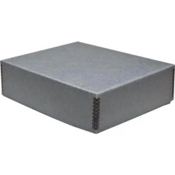 Print File 16.5 X 20.5 X 1.5" Drop-Front Metal Edge Archival Storage Box (Gray)(Print File 16 5 X 20 5 X 1 5 Drop Front Metal Edge Archival Storage Box Gray)