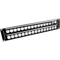 Switchcraft QG Series Empty Patchbay Panel With 32 Knockout Spaces And Tie Bar(Switchcraft Qg Series Empty Patchbay Panel With 32 Knockout Spaces And Tie Bar)