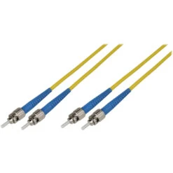 Camplex Duplex ST To Duplex ST Singlemode Fiber Optic Patch Cable (Yellow, 9.84')(Camplex Duplex St To Duplex St Singlemode Fiber Optic Patch Cable Yellow 9 84)