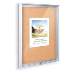 Best Rite 94CAB-01 Economy Enclosed Bulletin Board Cabinet (24 X 36", Natural Cork)(Best Rite 94cab 01 Economy Enclosed Bulletin Board Cabinet 24 X 36 Natural Cork) -Celestron Shop 1390501076000 IMG 366277