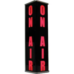 Sandies 393 Three-Sided ON AIR Light With LEDs (110 VAC To 12 VDC LED Driver)(Sandies 393 Three Sided On Air Light With Leds 110 Vac To 12 Vdc Led Driver 4)