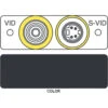FSR IPS-V921S S-Video To S-Video & RCA To BNC Insert Module (Labeled, Black)(Fsr Ips V921s S Video To S Video Rca To Bnc Insert Module Labeled Black)