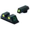 MEPROLIGHT LTD Tru-Dot Tritium Night Sight Set For Glock 10mm/.45ACP (Yellow / Green)(Meprolight Ltd Tru Dot Tritium Night Sight Set For Glock 10mm 45acp Yellow Green)