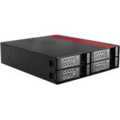 IStarUSA 5.25" To Four 2.5" SATA/SAS Hot-Swap Rack(Istarusa 5 25 To Four 2 5 Sata Sas Hot Swap Rack)