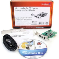StarTech 3 Port 2b 1a 1394 PCI Express FireWire Adapter Card(Startech 3 Port 2b 1a 1394 Pci Express Firewire Adapter Card) -Celestron Shop 1414073731000 IMG 431891