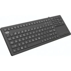 Adesso SlimTouch 270 Antimicrobial Waterproof Touchpad Keyboard (Black)(Adesso Slimtouch 270 Antimicrobial Waterproof Touchpad Keyboard Black)