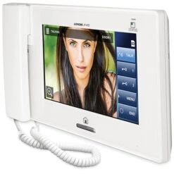 Aiphone JP-4HD Hands-free Color Video Intercom Sub Master Station (White)(Aiphone Jp 4hd Hands Free Color Video Intercom Sub Master Station White)