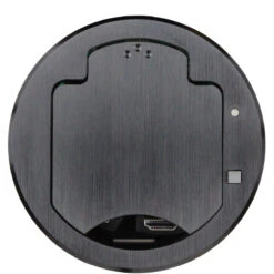 FSR T3-IPS-1B Two-Space IPS Table Box With Two Cable Pull-Through Brackets, Button & LED (Round, Black)(Fsr T3 Ips 1b Two Space Ips Table Box With Two Cable Pull Through Brackets Button Led Round Black) -Celestron Shop 1420470948000 IMG 453837