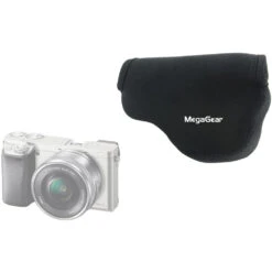 MegaGear Ever Ready Case For Sony A6000/A6300 With 16-50mm Lens (Black)(Megagear Ever Ready Case For Sony A6000 A6300 With 16 50mm Lens Black) -Celestron Shop 1425419104000 IMG 473287