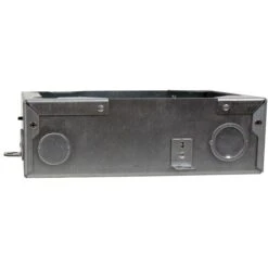 FSR FL-200 3" Deep Bottom Floor Box With Steel Construction Cover(Fsr Fl 200 3 Deep Bottom Floor Box With Steel Construction Cover)