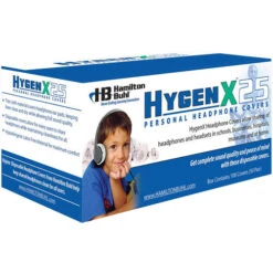 HamiltonBuhl Pack Of HygenX 4.5" Disposable Sanitary Ear Cushion Covers For Over-Ear Headphones And Headsets (Black, 12-Pack, 50 Pairs Each)(Hamiltonbuhl Pack Of Hygenx 4 5 Disposable Sanitary Ear Cushion Covers For Over Ear Headphones And Headsets Black 12 Pack 50 Pairs Each) -Celestron Shop 1445255438 1190062