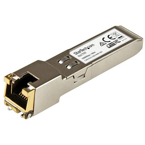 StarTech Gigabit RJ-45 Copper SFP Transceiver Module (Cisco GLC-T Compatible)(Startech Gigabit Rj 45 Copper Sfp Transceiver Module Cisco Glc T Compatible) 1 StarTech Gigabit RJ-45 Copper SFP Transceiver Module (Cisco GLC-T Compatible)(Startech Gigabit Rj 45 Copper Sfp Transceiver Module Cisco Glc T Compatible)