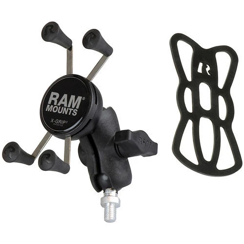 RAM MOUNTS Universal X-Grip Cell Phone Cradle, 1" Ball Mount With 3/8"-16 Threaded Post Base, And Short Double Socket Arm For Motorcycle(Ram Mounts Universal X Grip Cell Phone Cradle 1 Ball Mount With 3 8 16 Threaded Post Base And Short Double Socket Arm For Motorcycle) 2 RAM MOUNTS Universal X-Grip Cell Phone Cradle, 1" Ball Mount With 3/8"-16 Threaded Post Base, And Short Double Socket Arm For Motorcycle(Ram Mounts Universal X Grip Cell Phone Cradle 1 Ball Mount With 3 8 16 Threaded Post Base And Short Double Socket Arm For Motorcycle) - Image 2