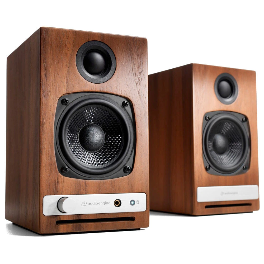 Audioengine HD3 2-Way Wireless Bookshelf Speakers (Pair, Walnut)(Audioengine Hd3 2 Way Wireless Bookshelf Speakers Pair Walnut) 5 Audioengine HD3 2-Way Wireless Bookshelf Speakers (Pair, Walnut)(Audioengine Hd3 2 Way Wireless Bookshelf Speakers Pair Walnut) - Image 5