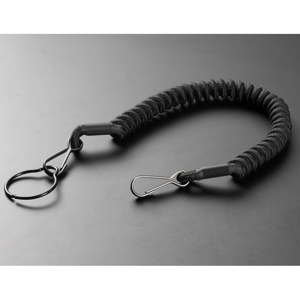 NITECORE NTL10 Coiled Tactical Flashlight Lanyard (Black)(Nitecore Ntl10 Coiled Tactical Flashlight Lanyard Black) 3 NITECORE NTL10 Coiled Tactical Flashlight Lanyard (Black)(Nitecore Ntl10 Coiled Tactical Flashlight Lanyard Black) - Image 3