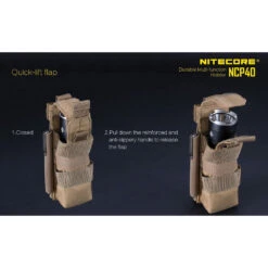 NITECORE NCP40 Tactical Flashlight Holster (Black)(Nitecore Ncp40 Tactical Flashlight Holster Black) -Celestron Shop 1482249584000 IMG 723195 6e808136 f892 49f3 92d3 119562c43d7e