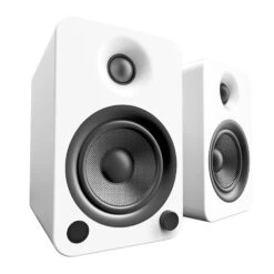 Kanto Living YU4 2-Way Powered Bookshelf Speakers (Pair, Matte White)(Kanto Living Yu4 2 Way Powered Bookshelf Speakers Pair Matte White)