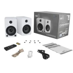 Kanto Living YU4 2-Way Powered Bookshelf Speakers (Pair, Matte White)(Kanto Living Yu4 2 Way Powered Bookshelf Speakers Pair Matte White) -Celestron Shop 1484870498 IMG 737359