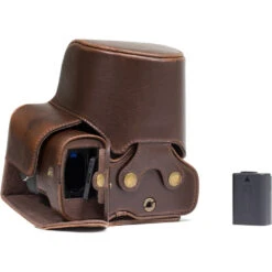 MegaGear Ever Ready Leather Camera Case For Sony Cyber-shot DSC-RX10 III (Dark Brown)(Megagear Ever Ready Leather Camera Case For Sony Cyber Shot Dsc Rx10 Iii Dark Brown) -Celestron Shop 1486575952000 IMG 749602