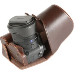 MegaGear Ever Ready Leather Camera Case For Sony Cyber-shot DSC-RX10 III (Dark Brown)(Megagear Ever Ready Leather Camera Case For Sony Cyber Shot Dsc Rx10 Iii Dark Brown) -Celestron Shop 1486575952000 IMG 749606