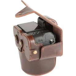 MegaGear Ever Ready Leather Camera Case For Sony Cyber-shot DSC-RX10 III (Dark Brown)(Megagear Ever Ready Leather Camera Case For Sony Cyber Shot Dsc Rx10 Iii Dark Brown) -Celestron Shop 1486575952000 IMG 749607