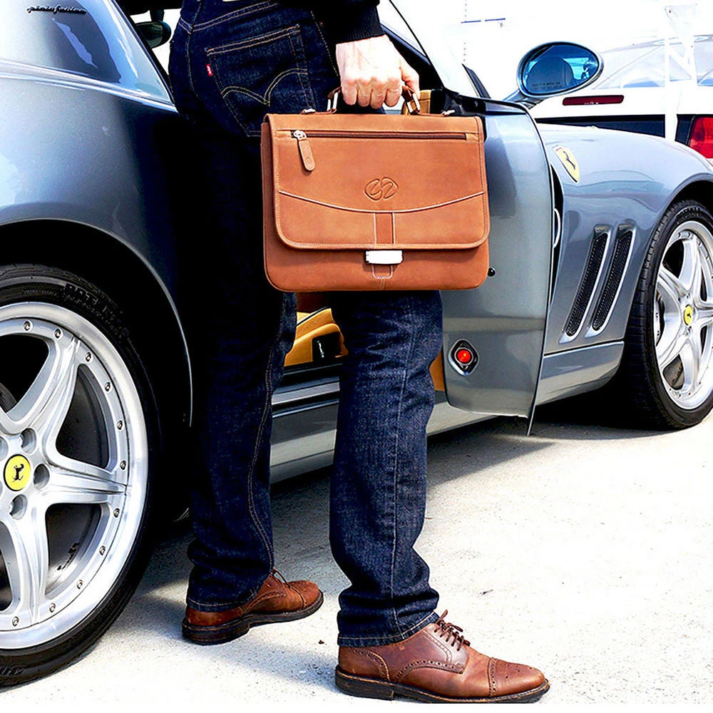 MacCase Premium Leather Briefcase For IPad Pro 12.9 (Vintage)(Maccase Premium Leather Briefcase For Ipad Pro 12 9 Vintage) 5 MacCase Premium Leather Briefcase For IPad Pro 12.9 (Vintage)(Maccase Premium Leather Briefcase For Ipad Pro 12 9 Vintage) - Image 5