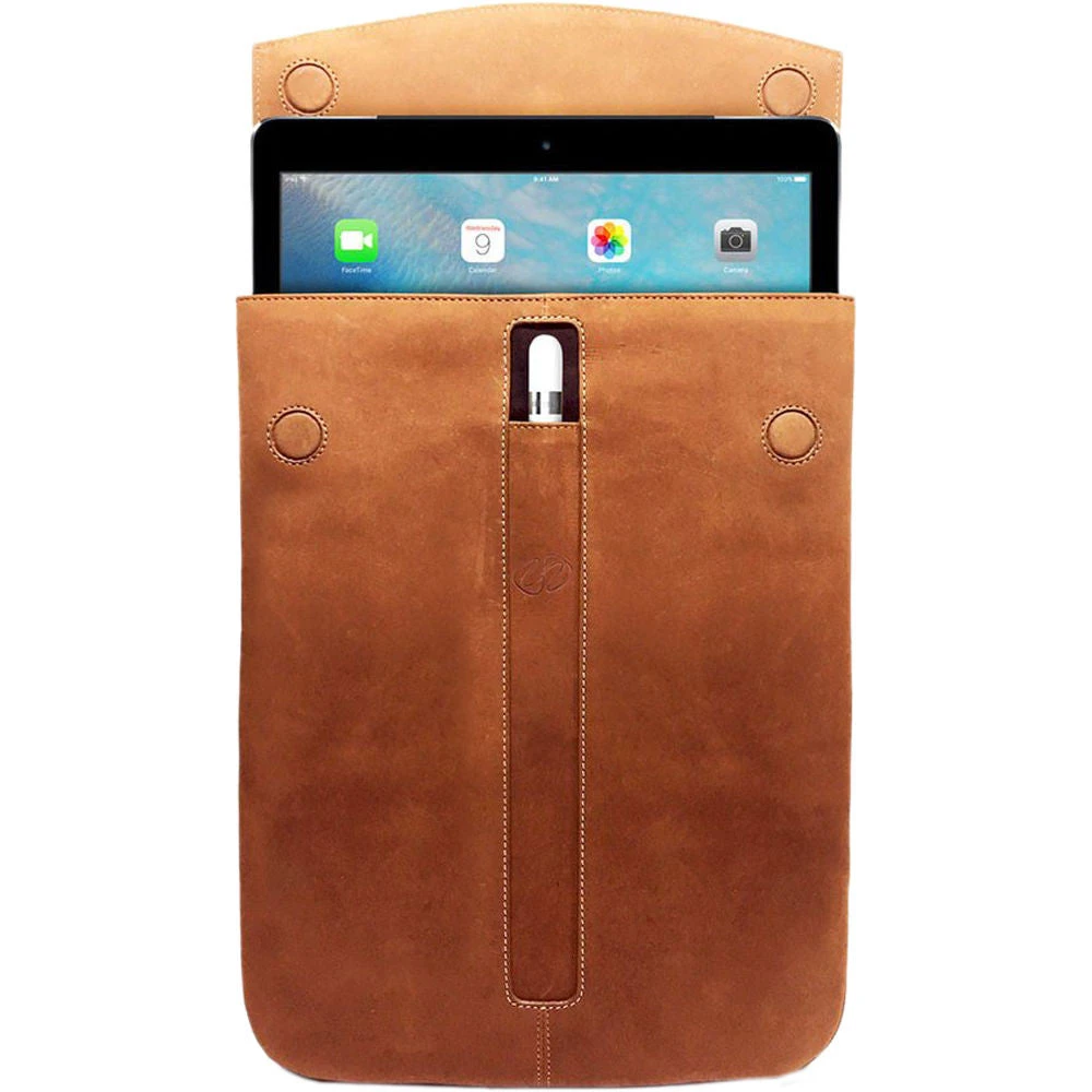 MacCase Premium Leather Sleeve For IPad Pro 12.9 (Black)(Maccase Premium Leather Sleeve For Ipad Pro 12 9 Black) 3 MacCase Premium Leather Sleeve For IPad Pro 12.9 (Black)(Maccase Premium Leather Sleeve For Ipad Pro 12 9 Black) - Image 3