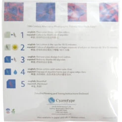 Cyanotype Store Cyanotype Cotton Squares - 8 X 8" (25 Pack, Raspberry)(Cyanotype Store Cyanotype Cotton Squares 8 X 8 25 Pack Raspberry) -Celestron Shop 1492623930 IMG 785186