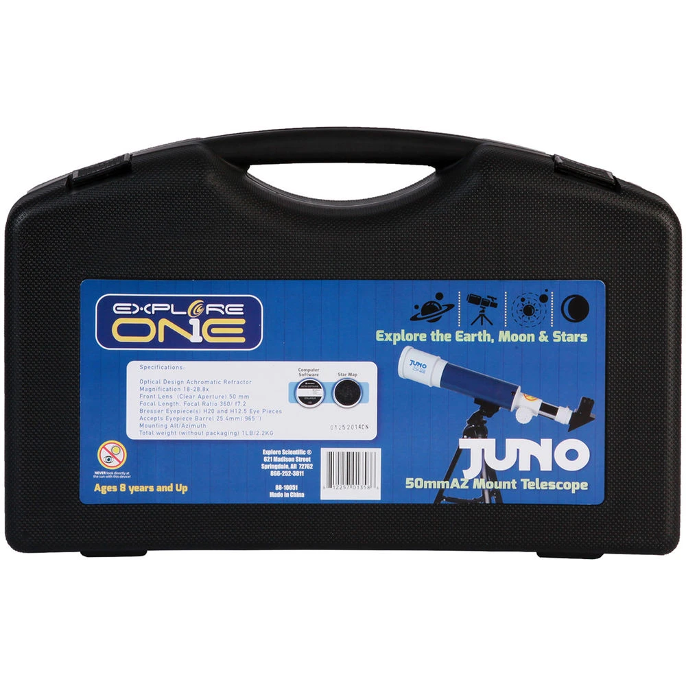 ExploreOne Juno 50mm F/7.3 AZ Refractor Telescope(Exploreone Juno 50mm F 7 3 Az Refractor Telescope) 5 ExploreOne Juno 50mm F/7.3 AZ Refractor Telescope(Exploreone Juno 50mm F 7 3 Az Refractor Telescope) - Image 5