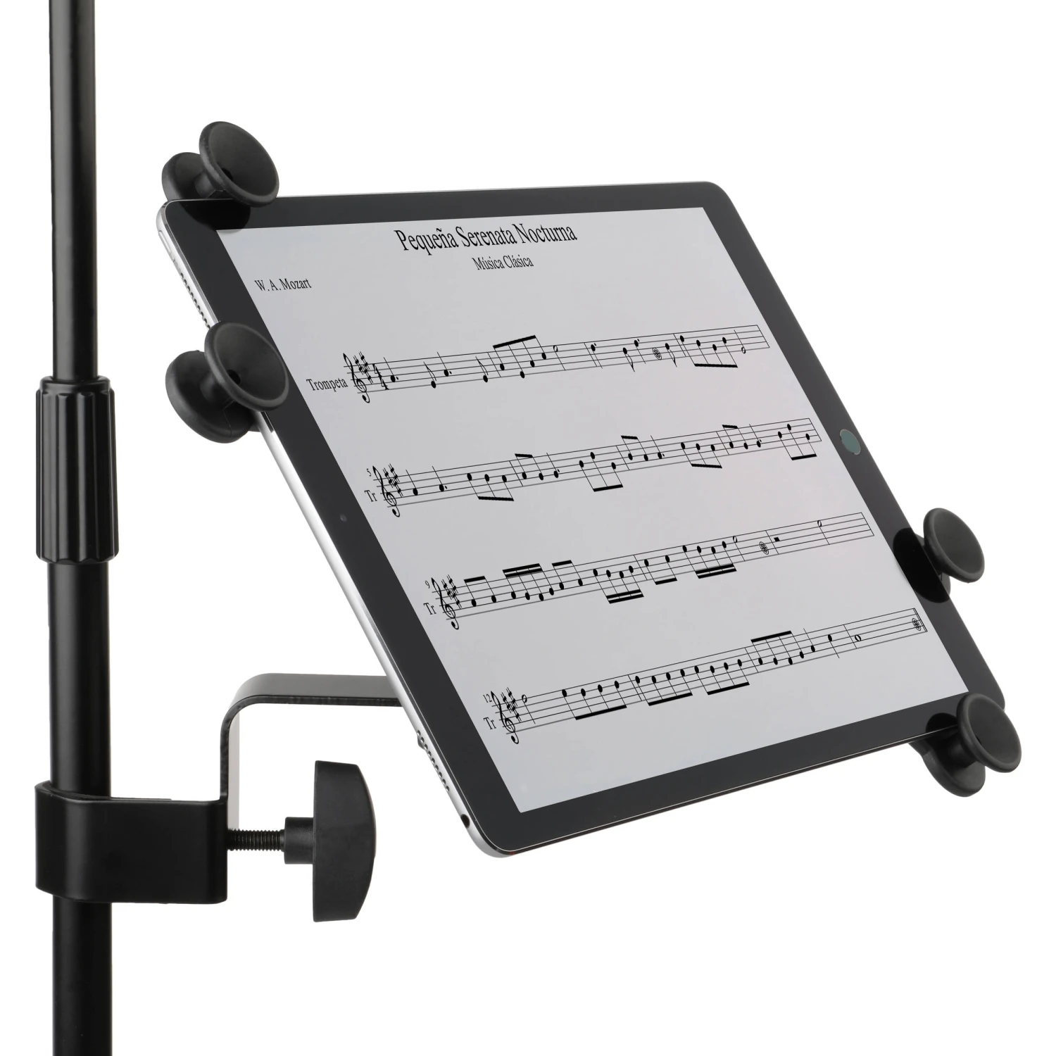 Auray IPU-108 Universal Tablet Mount With Clamp-On And Thread Adapters For Mic Stands, Light Stands, And Tripods(Auray Ipu 108 Universal Tablet Mount With Clamp On And Thread Adapters For Mic Stands Light Stands And Tripods) 7 Auray IPU-108 Universal Tablet Mount With Clamp-On And Thread Adapters For Mic Stands, Light Stands, And Tripods(Auray Ipu 108 Universal Tablet Mount With Clamp On And Thread Adapters For Mic Stands Light Stands And Tripods) - Image 7