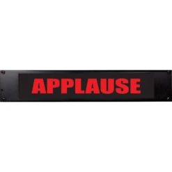 American Recorder APPLAUSE Sign With LEDs (2 RU, Red)(American Recorder Applause Sign With Leds 2 Ru Red)