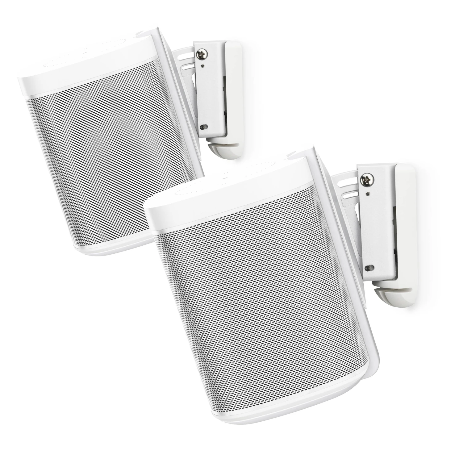 FLEXSON S1-WMX2 Wall Mounts For Sonos One (White, Pair)(Flexson S1 Wmx2 Wall Mounts For Sonos One White Pair) 3 FLEXSON S1-WMX2 Wall Mounts For Sonos One (White, Pair)(Flexson S1 Wmx2 Wall Mounts For Sonos One White Pair) - Image 3