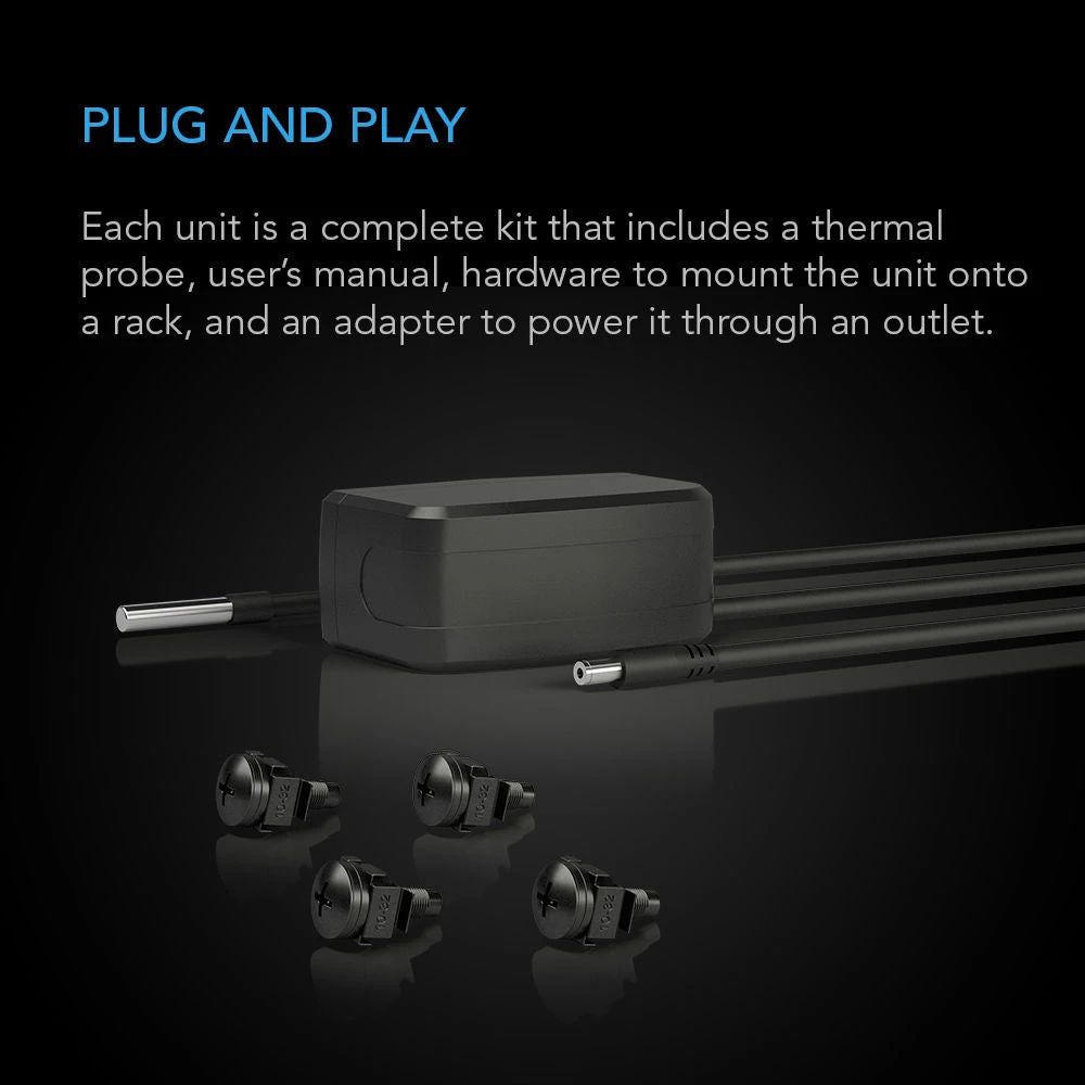 AC Infinity CLOUDPLATE T1 Quiet Rack Cooling Fan System (1 RU, Intake)(Ac Infinity Cloudplate T1 Quiet Rack Cooling Fan System 1 Ru Intake) 6 AC Infinity CLOUDPLATE T1 Quiet Rack Cooling Fan System (1 RU, Intake)(Ac Infinity Cloudplate T1 Quiet Rack Cooling Fan System 1 Ru Intake) - Image 6