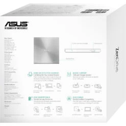 ASUS ZenDrive U9M External DVD Writer (Silver)(Asus Zendrive U9m External Dvd Writer Silver) -Celestron Shop 1511380060000 IMG 906224