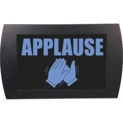 American Recorder APPLAUSE Indicator Sign With LEDs (Blue)(American Recorder Applause Indicator Sign With Leds Blue)