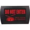 American Recorder DO NOT ENTER DRUM LESSON IN PROGRESS Indicator Sign With LEDs (Red)(American Recorder Do Not Enter Drum Lesson In Progress Indicator Sign With Leds Red)