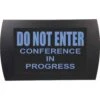 American Recorder DO NOT ENTER CONFERENCE IN PROGRESS Indicator Sign With LEDs (Blue)(American Recorder Do Not Enter Conference In Progress Indicator Sign With Leds Blue)